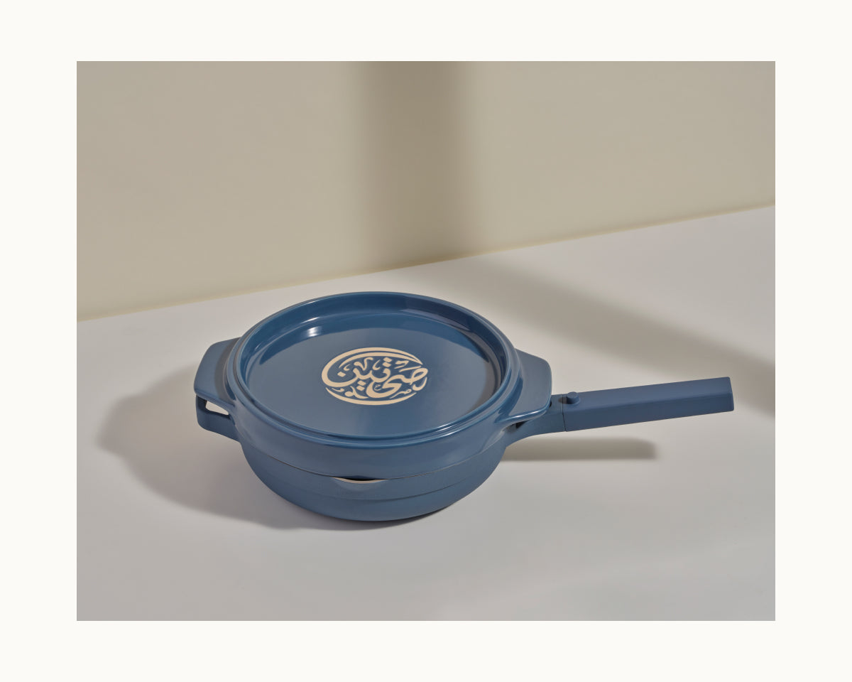 Flipping Platter in Blue Salt Sahtein View 2