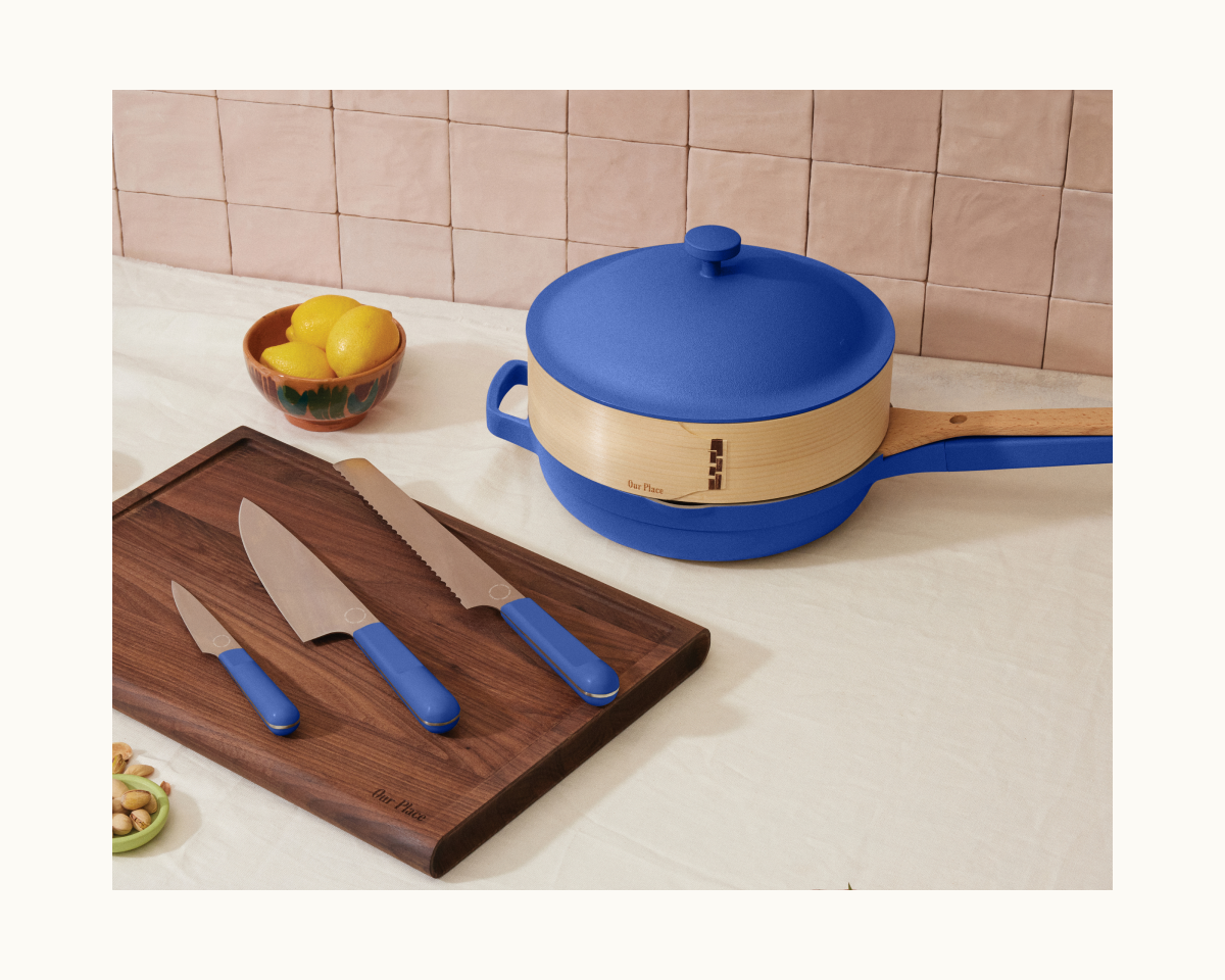 Knife Trio in Azul View 4