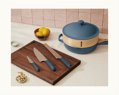 Knife Trio in Blue Salt View 4
