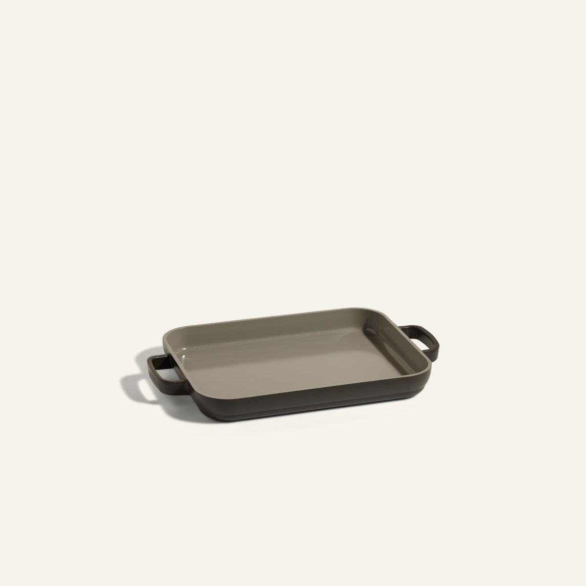 Mini Griddle Pan with two handles, shown on a plain light background—ideal for recipes needing a nonstick sheet pan but offering a stylish upgrade.