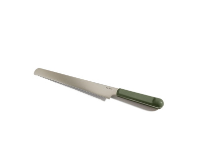 Serrated Slicing Knife in Sage View 1