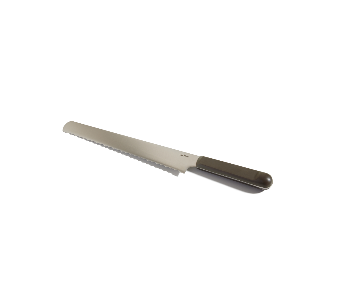 Serrated Slicing Knife in Char View 1