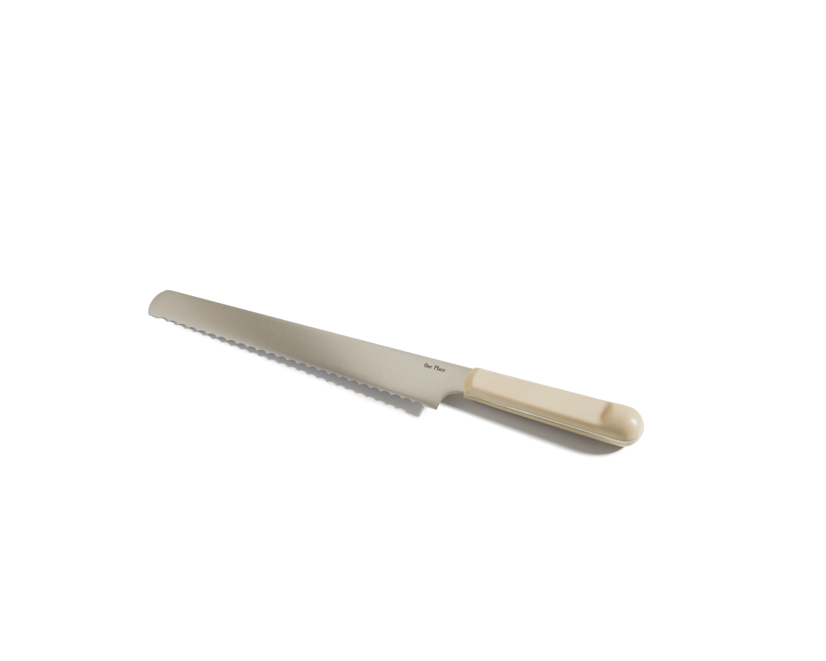 Serrated Slicing Knife in Steam View 1